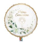 PALLONCINO MYLAR 18" PRIMA COMUNIONE LILY 75732