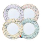 8 PIATTI MIX Ø 25 cm Floral Vichy