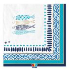 16 TOVAGLIOLI 33x33 cm MARINE MARE