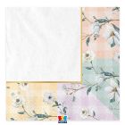 16 TOVAGLIOLI 33x33 cm FLORAL VICHY