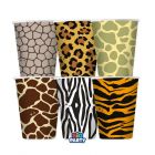 BICCHIERI MIX 250cc ANIMALIER PZ.6 76555