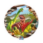 PIATTI DINOSAURS 22CM PZ.6 76545
