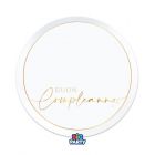 PIATTI BUON COMPLEANNO GOLD 24CM PZ.6 76610