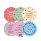 PIATTI MIX CAKE PARTY 8CM PZ.6 76622