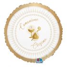PALLONCINO MYLAR 18" COMUNIONE & CRESIMA 76862