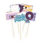 MINI CAKE TOPPER SAGOMATI MUSIC PARTY PZ.5 76796