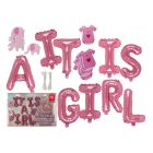 KIT PALLONCINI MYLAR IT'S A GIRL