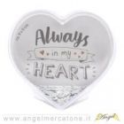 PORTAFOTO CUORE 3D 9X9CM LV