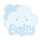 TOVAGLIOLI SAGOMATI CLOUD LIGHT BLUE PZ.16