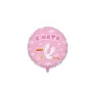 PALLONCINO MYLAR "E' NATA" ROSA 45CM
