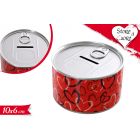 SALVADANAIO HEARTS 10x6CM  440219 LV