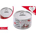 SALVADANAIO CUORICINI 10x6CM   440243 LV