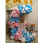 STRUTTURA IN FERRO SEMI CERCHIO BIANCO