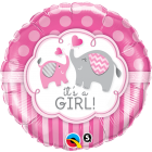 PALLONCINO MYLAR TONDO IT'S A GIRL