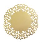 SOTTOPIATTI ORO METAL LINEA BAROQUE PZ.4