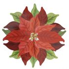 SOTTOPIATTI STELLA DI NATALE 35CM PZ.4