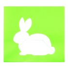 BUSTE SHOPPER PER COLOMBA CON MANICO BUNNY VERDE MELA PZ.12