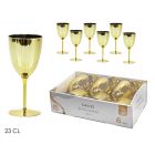 SET 6 CALICI ORO 23CL RIUTILIZZABILE