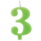 CANDELINA NUMERICA COLORATA N.3