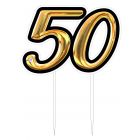 CAKE TOPPER PLEX 50 NERO ORO DF