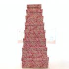 SET SCATOLE RETTANGOLARI FLOWERS