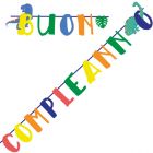 FESTONE BUON COMPLEANNO DINO ROAR