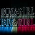 SCRITTA LED LUMINOSA BOY & GIRL 1MT