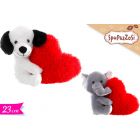 PELUCHE ANIMALETTO ASS. 23CM CON CUORE LV
