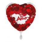 PALLONCINO DF MYLAR CUORE 18" TI AMO ROSSO LV