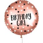 PALLONCINO MYLAR BIRTHDAY GIRL STARS