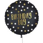 PALLONCINO MYLAR BIRTHDAY BOY STARS