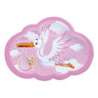 PIATTI CICOGNA NUVOLA ROSA PZ.8