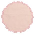 SOTTOPIATTO IN TESSUTO DIAM.CM 35 ROSA