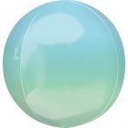 PALLONCINO MYLAR ORBZ SFUMATO BLU/VERDE