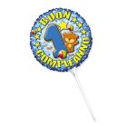 PALLONCINO MYLAR MINI SHAPE 1° COMPLEANNO TOYS CELESTE