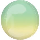 PALLONCINO MYLAR ORBZ SFUMATO GIALLO/VERDE