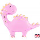 PALLONCINO MYLAR SUPERSHAPE 33" DINO PINK