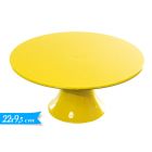 ALZATINA IN PLASTICA GIALLA 22CM