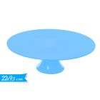 ALZATINA IN PLASTICA CELESTE SCURO 22CM