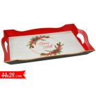 VASSOIO NATALIZIO 44X28CM  617728