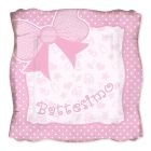 PIATTI BATTESIMO BABY ROSA PZ.8