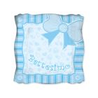 PIATTINI BATTESIMO BABY CELESTE PZ.8