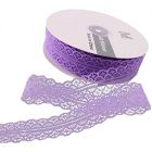 NASTRO IN PIZZO LILLA 30mmx45mt