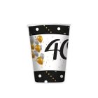 BICCHIERE 40 ANNI PRESTIGE PZ.8