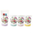 BICCHIERI E COVER ENGLISH GARDEN PZ.8+8