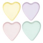 PIATTI CANDY HEARTS ASSORTITI PASTELLO PZ.8