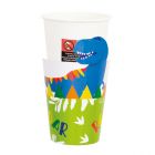 BICCHIERI E COVER DINO ROAR PZ.8+8