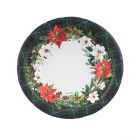 PIATTI FONDI CHRISTMAS IN TARTAN 24CM PZ.8  64485