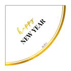 TOVAGLIOLI HAPPY NEW YEAR CLOCK 33x33CM PZ.16