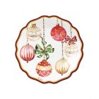 PIATTINI CHRISTMAS DECO' 21CM PZ.8